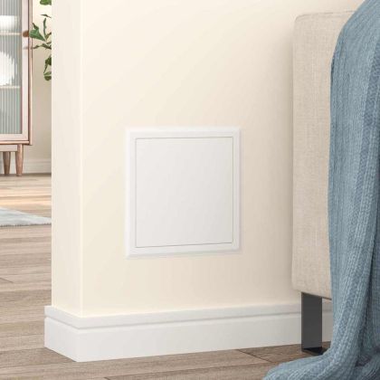 Достъпен панел 2 pcs Бяло 23 x 23 x 3 см Стомана