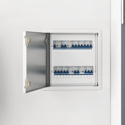 Достъпен панел Бяло 43.5 x 33 x 3 см Стомана