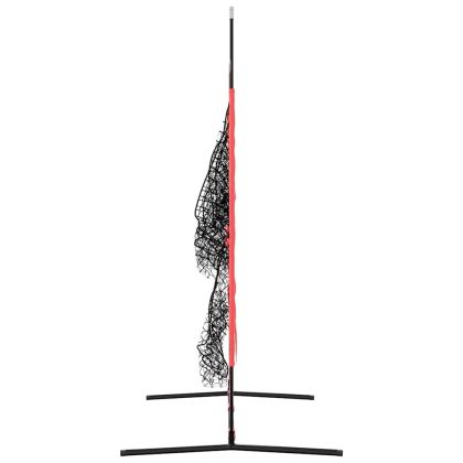 Мрежа за тренировки по бейзбол Черно 214,5 x 89,5 x 181 см