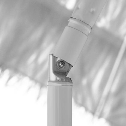 Плажен чадър Hawaii бял 240 см