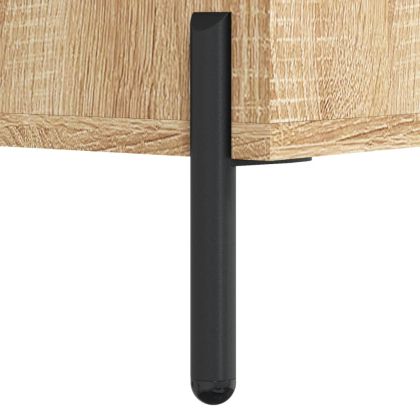 Висок шкаф, дъб сонома, 69,5x34x180 см, инженерно дърво