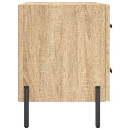 Нощно шкафче, дъб сонома, 40x35x47,5 см, инженерно дърво