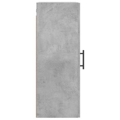 Стенен шкаф бетонно сив 34,5x34x90 см
