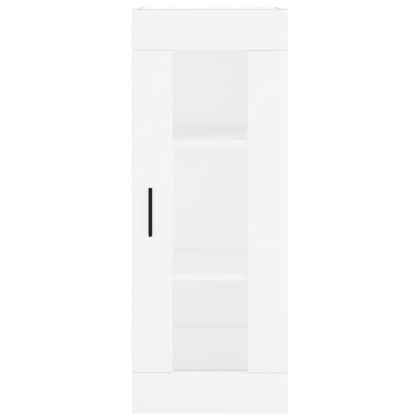 Стенен шкаф бял 34,5x34x90 см