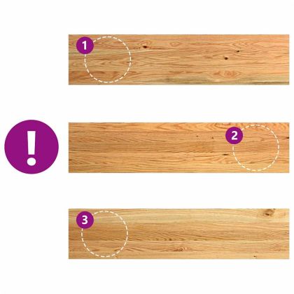 Стълбищни стъпала, 4 бр, светлокафяви, 110x25x2 см, дъб масив