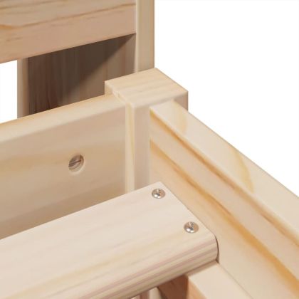 Рамка за легло без матрак, 90x190 см, масивна чамова дървесина