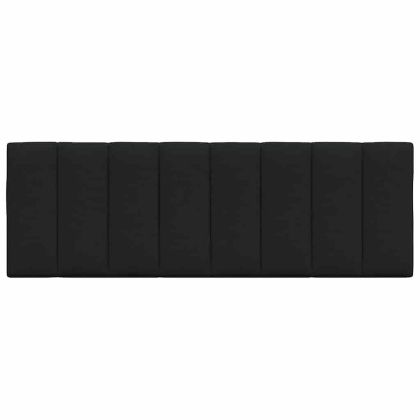 Мека табла за легло Hanko, черна, 120 см, плат