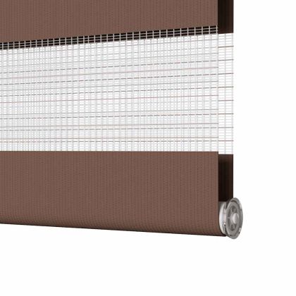Зеброва щора кафяв 80x150 см ширина на плата 75,9 cm полиестер