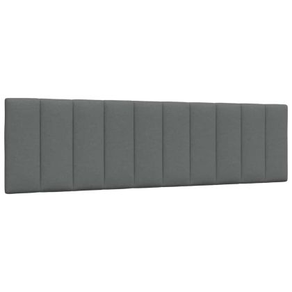 Легло с матрак Hanko, тъмносиво, 180x200 см, плат