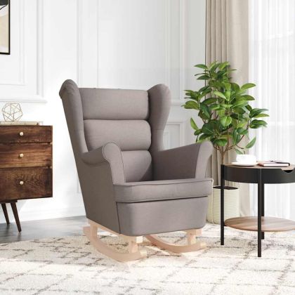 Люлеещ се стол Taupe 74x90x102 cm Fabric