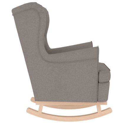 Люлеещ се стол Taupe 74x90x102 cm Fabric