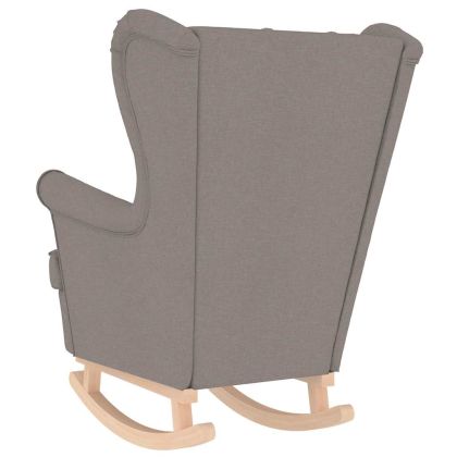 Люлеещ се стол Taupe 74x90x102 cm Fabric