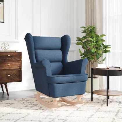 Люлеещ се стол Blue 74x90x102 cm Fabric