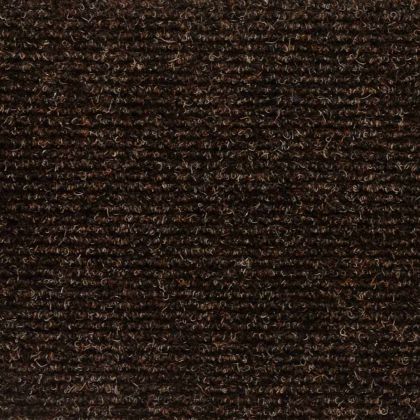 Самозалепващи се постелки за стълби, 15 бр., 56x17x3 см, кафяви, полукръгли