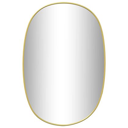Стенно огледало злато 50x35 см