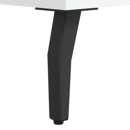 Висок шкаф, бял, 34,5x34x180 см, инженерно дърво