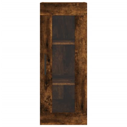 Стенен шкаф опушен дъб 34,5x34x90 см