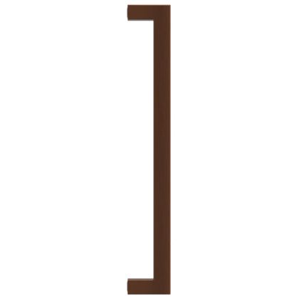 Дръжки за шкафове, 10 бр, бронз, 224 мм, неръждаема стомана