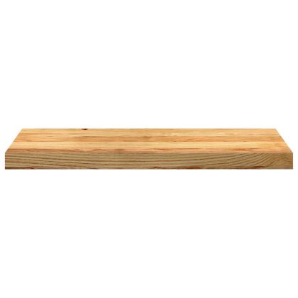 Стълбищни стъпала, 8 бр, светлокафяви, 70x30x2 см, дъб масив