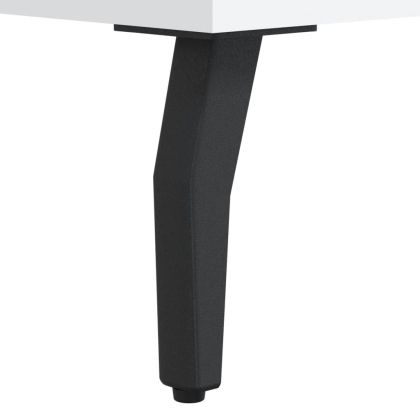 Висок шкаф, бял, 69,5x34x180 см, инженерно дърво