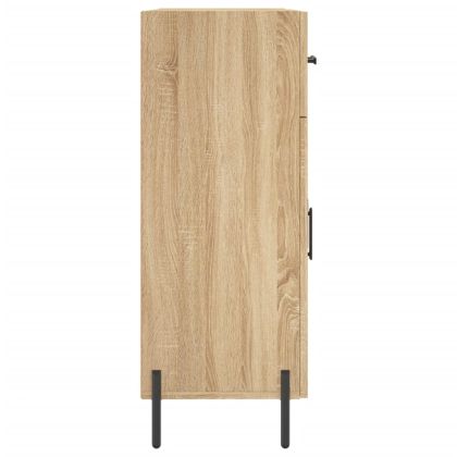 Сайдборд, дъб сонома, 69,5x34x90 см, инженерно дърво