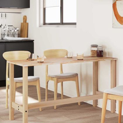 Плот за маса, правоъгълен, 120x60x2 см, акация масив