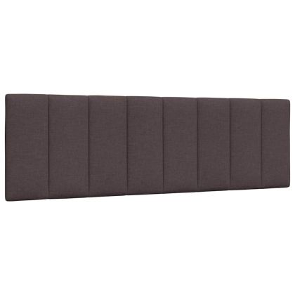 Мека табла за легло Hanko, тъмнокафява, 160 см, плат