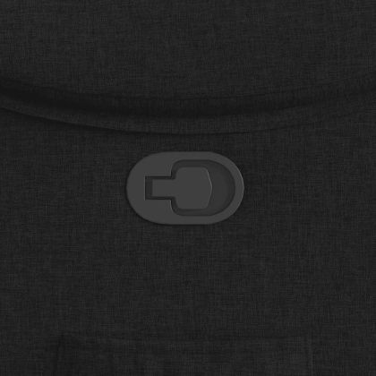 Наклоняем стол, черен, текстил