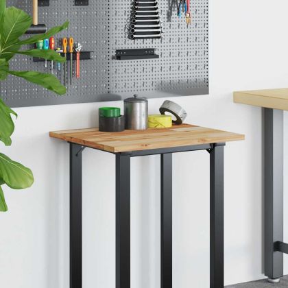 Плот за бюро, маслен финиш, 80x50x2 см, масивно дърво акация