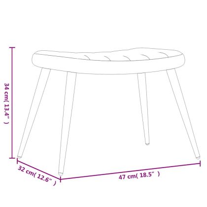 Релаксиращ стол с табуретка, горчица жълто, кадифе