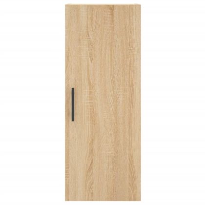 Висок шкаф, сонома дъб, 34,5x34x180 см, инженерно дърво