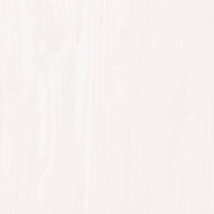 Кафе маса, бяла, 100x50x35 см, бор масив