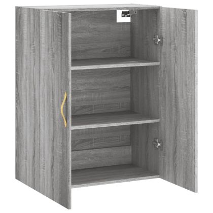 Стенен шкаф сив сонома 69,5x34x90 см