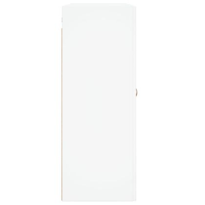 Стенни шкафове, 2 бр, бели, инженерно дърво