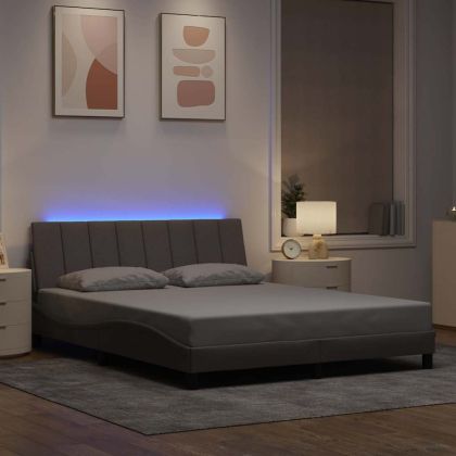 Рамка за легло без матрак Hanko, таупе, 160x200 см плат