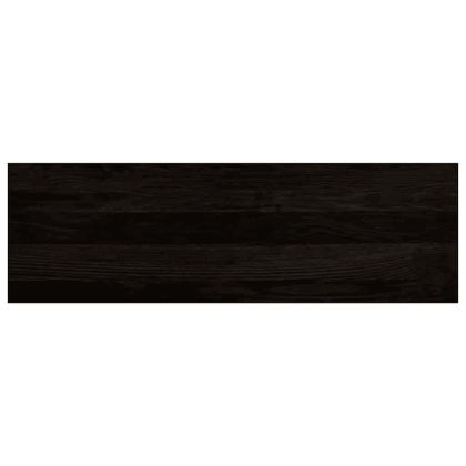 Стълбищни стъпала, 12 бр, тъмнокафяви, 80x25x2 см, дъб масив