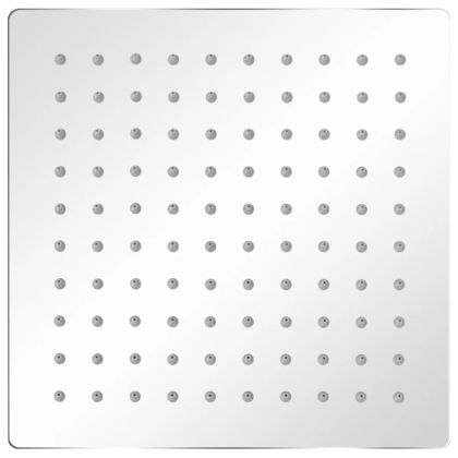 Душ пита, неръждаема стомана, квадратна форма, 20x20 cм