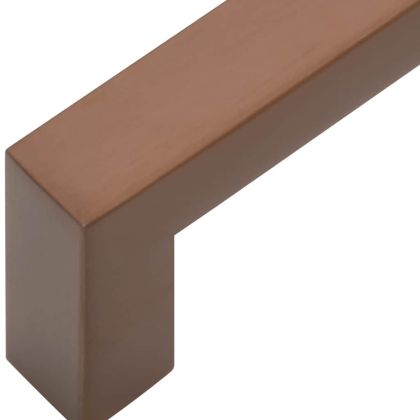 Дръжки за шкафове, 5 бр, бронз, 224 мм, неръждаема стомана