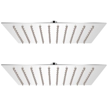 Душ пити от неръждаема стомана, 2 бр, 20x20 cм