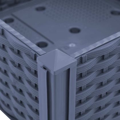 Повдигната леха, 120x40x38 см, полипропилен