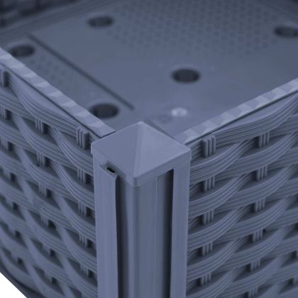 Повдигната леха, 80x40x71 см, полипропилен