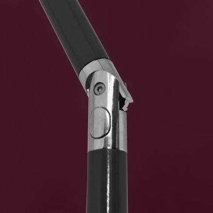 Плажен чадър, бордо червено, 200x125 см