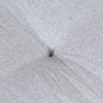 Възглавница за палетен диван, сива, 120x80x10 см