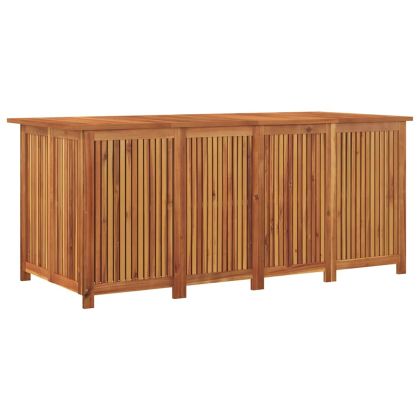 Градинска кутия за съхранение 175x80x75 см акациево дърво масив