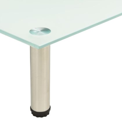 ТВ поставка, прозрачна, 60x35x17 см, закалено стъкло