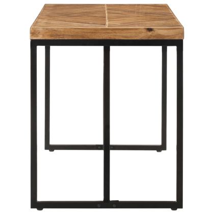 Трапезна маса, 120x60x76 см, акациево и мангово дърво масив