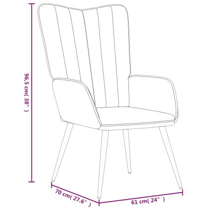 Релаксиращ стол, виненочервен, кадифе