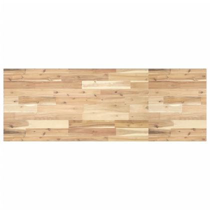 Плот за бюро, необработен, 120x50x2 см, масивно дърво акация