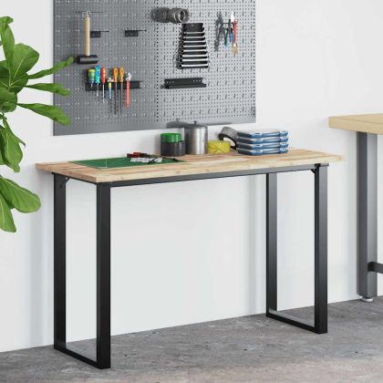 Плот за бюро, необработен, 120x50x2 см, масивно дърво акация