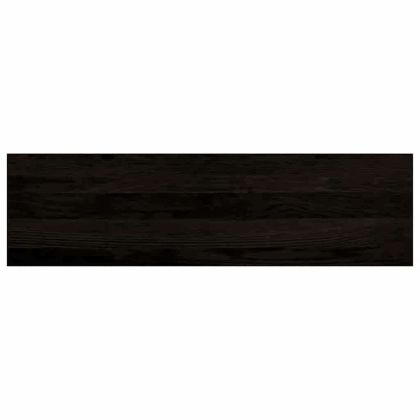 Стълбищни стъпала, 16 бр, тъмнокафяви, 90x25x2 см, дъб масив